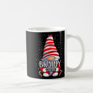 Brainy Gnome Weihnachts-Pyjamas passende Familient Kaffeetasse