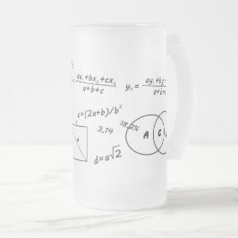 Brainy-Mathe-mattierte Tasse