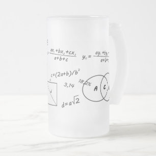 Brainy-Mathe-mattierte Tasse