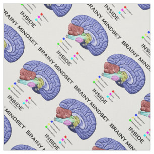 Brainy Mindset Inside Anatomischer Gehirn Spaß Stoff