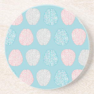 Brainy Pastellmuster Getränkeuntersetzer