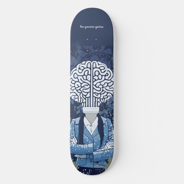 Brainy Person Skateboard (Vorderseite)