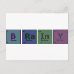 Brainy Postkarte