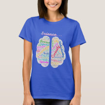 Brainy Science Words T - Shirt