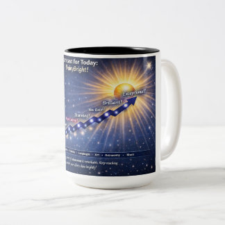 BrainyBright Wetter!Tassen Zweifarbige Tasse