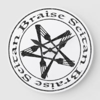 Braise Seitan Vegan Pentagram (dunkle Fassung)