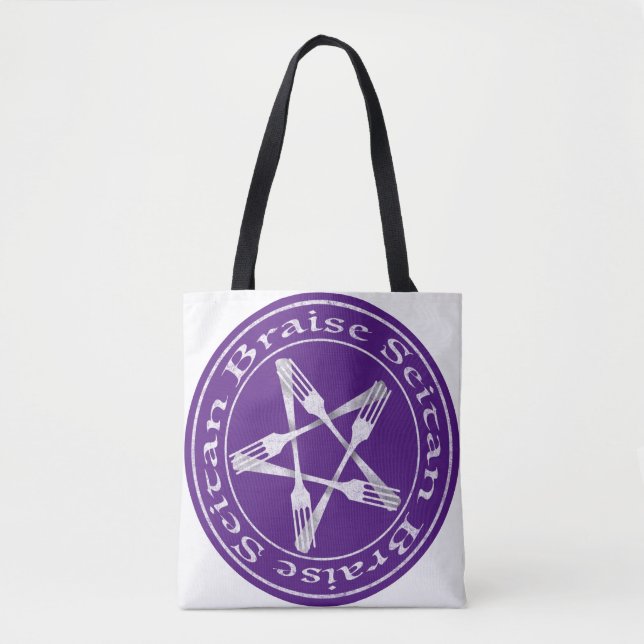 Braise Seitan Vegan Pentagram (Lichtversion) (Vorderseite)