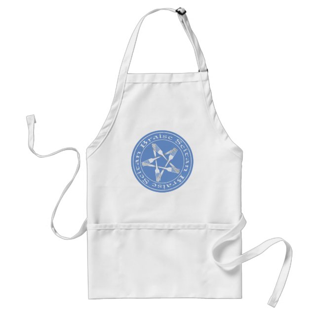 Braise Seitan Vegan Pentagram (Lichtversion) Schürze (Vorne)