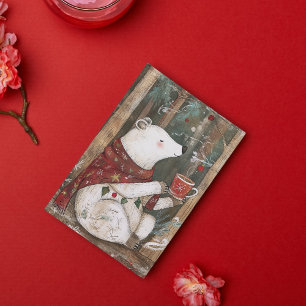 Bramble der Bär Woodland Whimsy Weihnachtskarte Feiertagskarte
