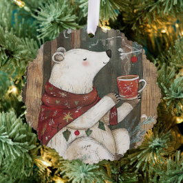 Bramble the Bear | Woodland Whimsy  Ornament Karte