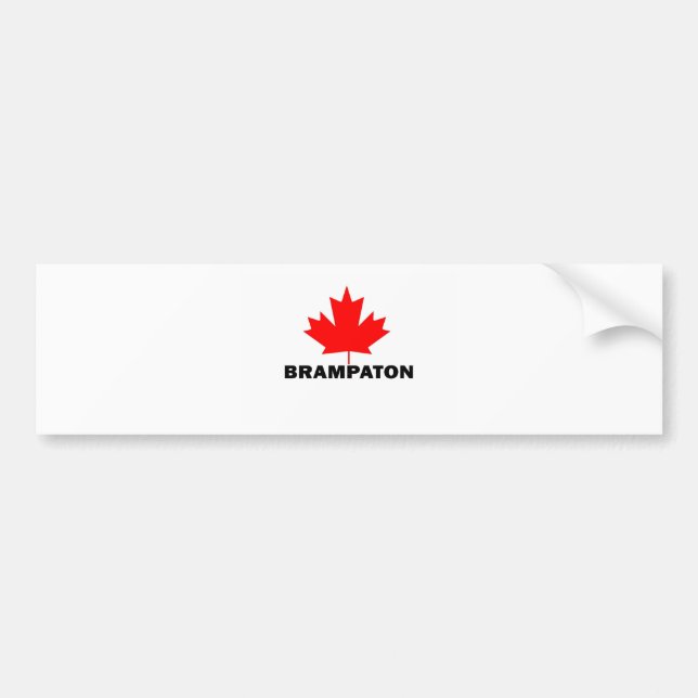 Brampton, Ontario Autoaufkleber (Vorne)
