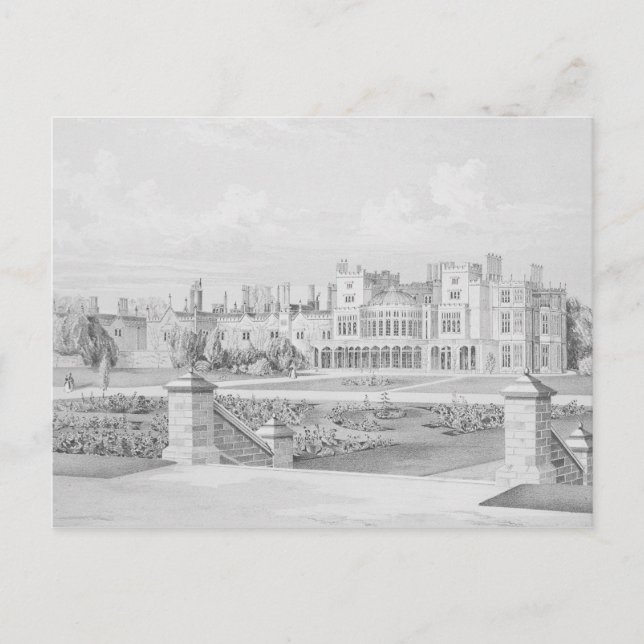 Brampton Park, Huntingdonshire, 1852 Postkarte (Vorderseite)