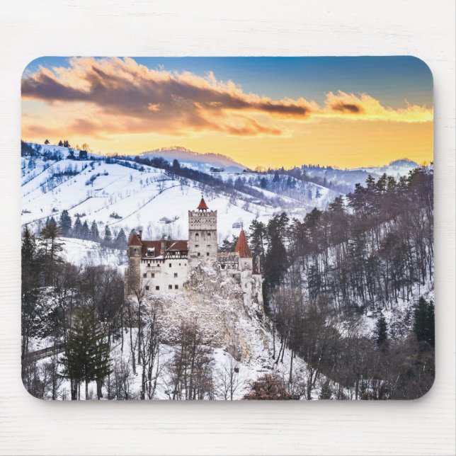 Bran Castle Rumänien Mousepad (Vorne)