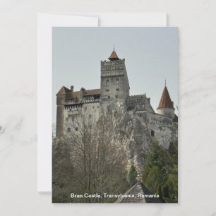 Bran Castle, Siebenbürgen, Rumänien Feiertagskarte