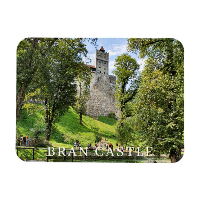 Bran Castle view Kühlschrankmagnet Magnet (Horizontal)