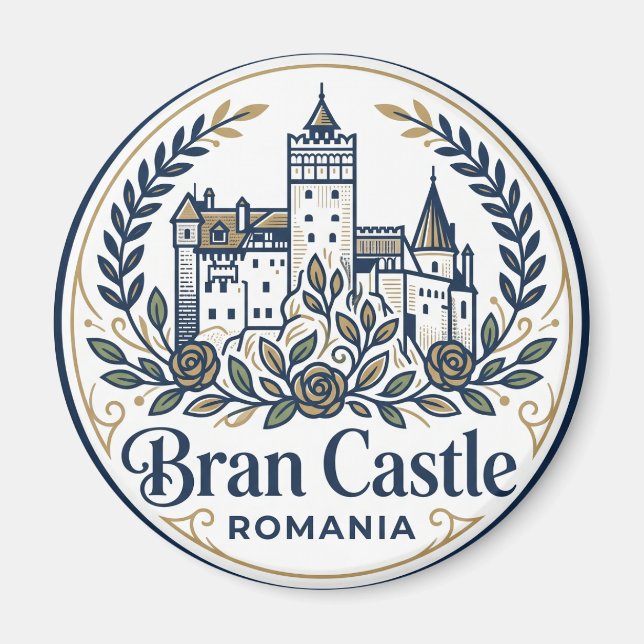 Bran-Schloss Rumänien Magnet (Vorne)