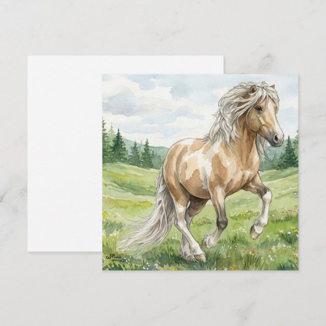 Brana Pinto Palomino Icelandic Watercolor (Vorne/Hinten)