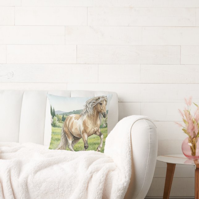 Brana Pinto Palomino Icelandic Watercolor Kissen (Liege)