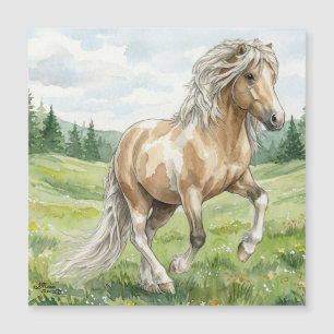 Brana Pinto Palomino Isländische Aquarellmalerei Magnetkarte