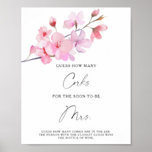 Branch Sakura - Wie viele Korken? Poster