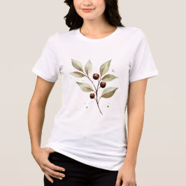 Branch with leaves Tri-Blend shirt