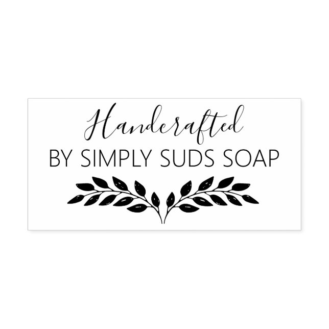 Branchen Handmade Soap Business Permastempel (Design)