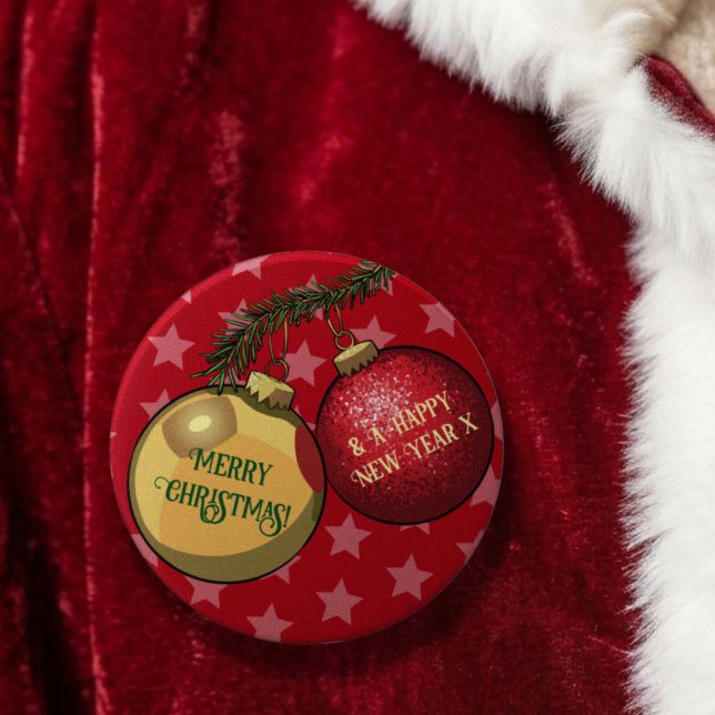Branchentreff Tree Ornaments Frohe Weihnachten und Button (Von Creator hochgeladen)