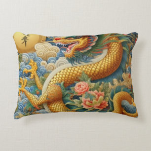 Brand Chinoiserie Dragon Gold Dekokissen
