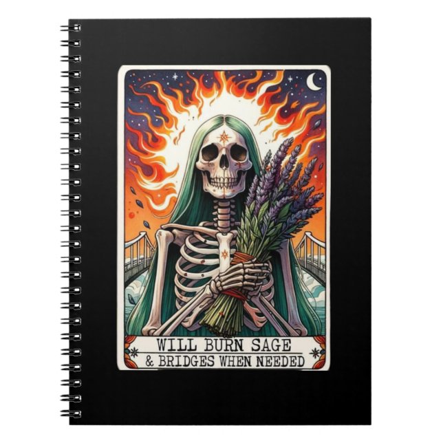 Brand die Notebook-Sammlung der Sage Tarot Card Notizblock (Vorderseite)