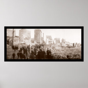 Brand in Baltimore MD Foto 1904 Poster