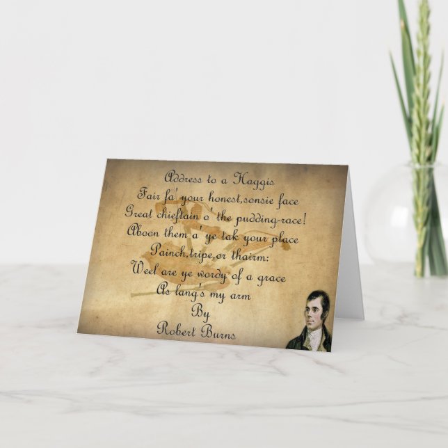 BRAND-NACHTgruß-KARTE Karte (Vorderseite)