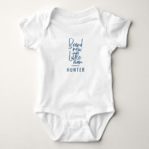 Brand neuer kleiner Mann gezogen Baby Junge Strampler
