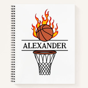 Brand Up the Court & Your Ideas: Custom Basketball Notizbuch