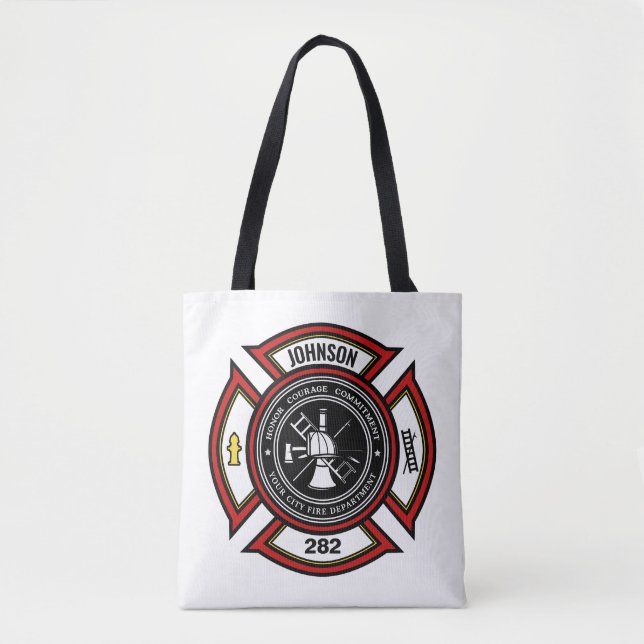 Brandabteilung ADD NAME Firefighter Abzeichen Resc (Vorderseite)
