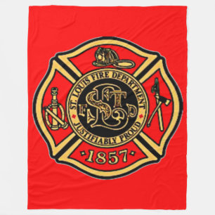 BRANDABTEILUNG St. LOUIS. Fleecedecke