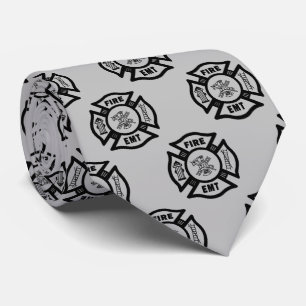 Brandabwehrleute EMT-Logo Krawatte