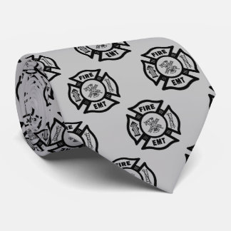 Brandabwehrleute EMT-Logo Krawatte