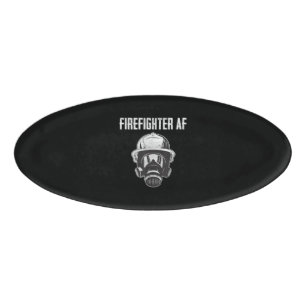 BrandbekämpfungsAF   Gasmaske   Funny Firefighter Namenschild