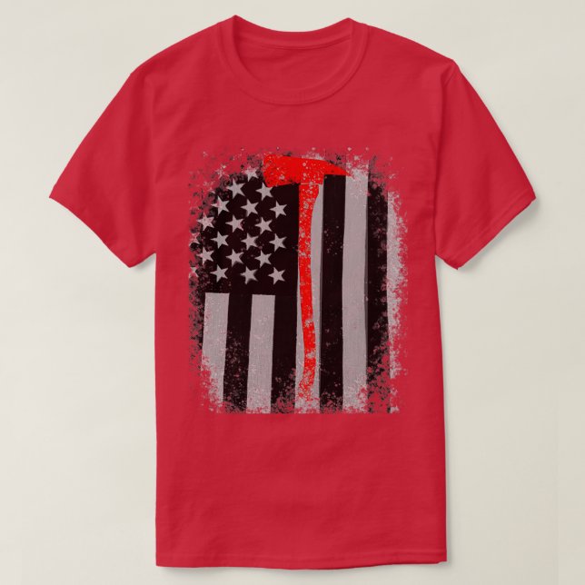 Brandbekämpfungsax T-Shirt (Design vorne)