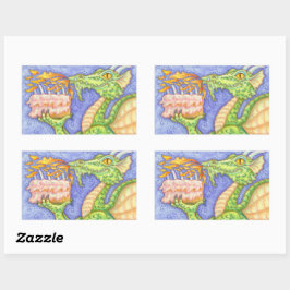 BRANDBRÜTTERKANDLAGE RECHTECKIGER AUFKLEBER