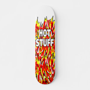 Branddesign für Hot-Stuck-Flammen Skateboard