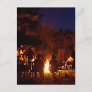 Brände bei Nacht Postkarte