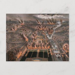 Brände in Paris, 24.-25. Mai 1871 Postkarte