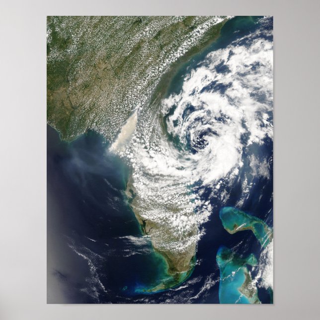 Brände und Rauch in Georgien und Florida Poster (Vorne)