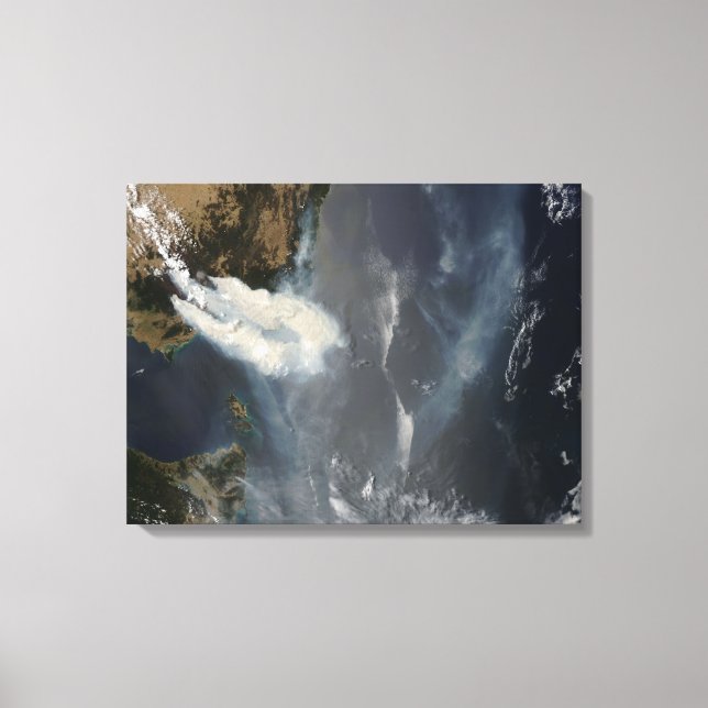 Brände und Rauch in Südostasien Leinwanddruck (Vorderseite)