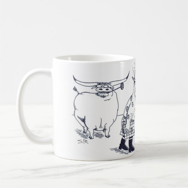 Branded Cowboy Tasse (Links)