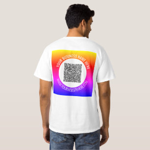 Branded Your Business QR Code T-Shirt Beispiel