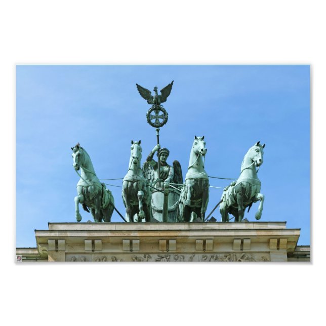 Brandenburg Gate Quadriga Berlin Fotodruck (Vorne)