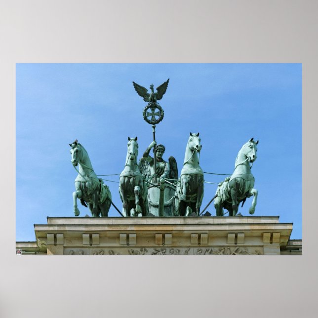 Brandenburg Gate Quadriga Berlin Poster (Vorne)