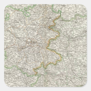 Brandenburg Quadratischer Aufkleber